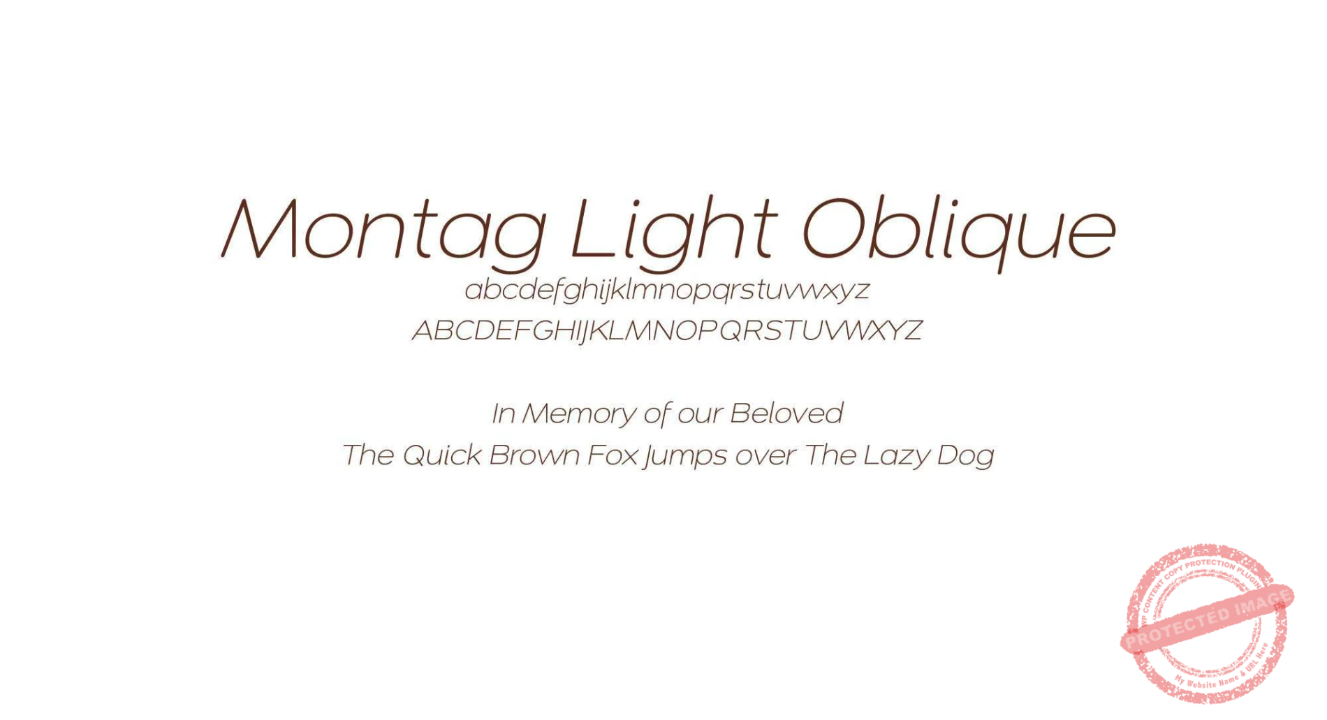 font sample