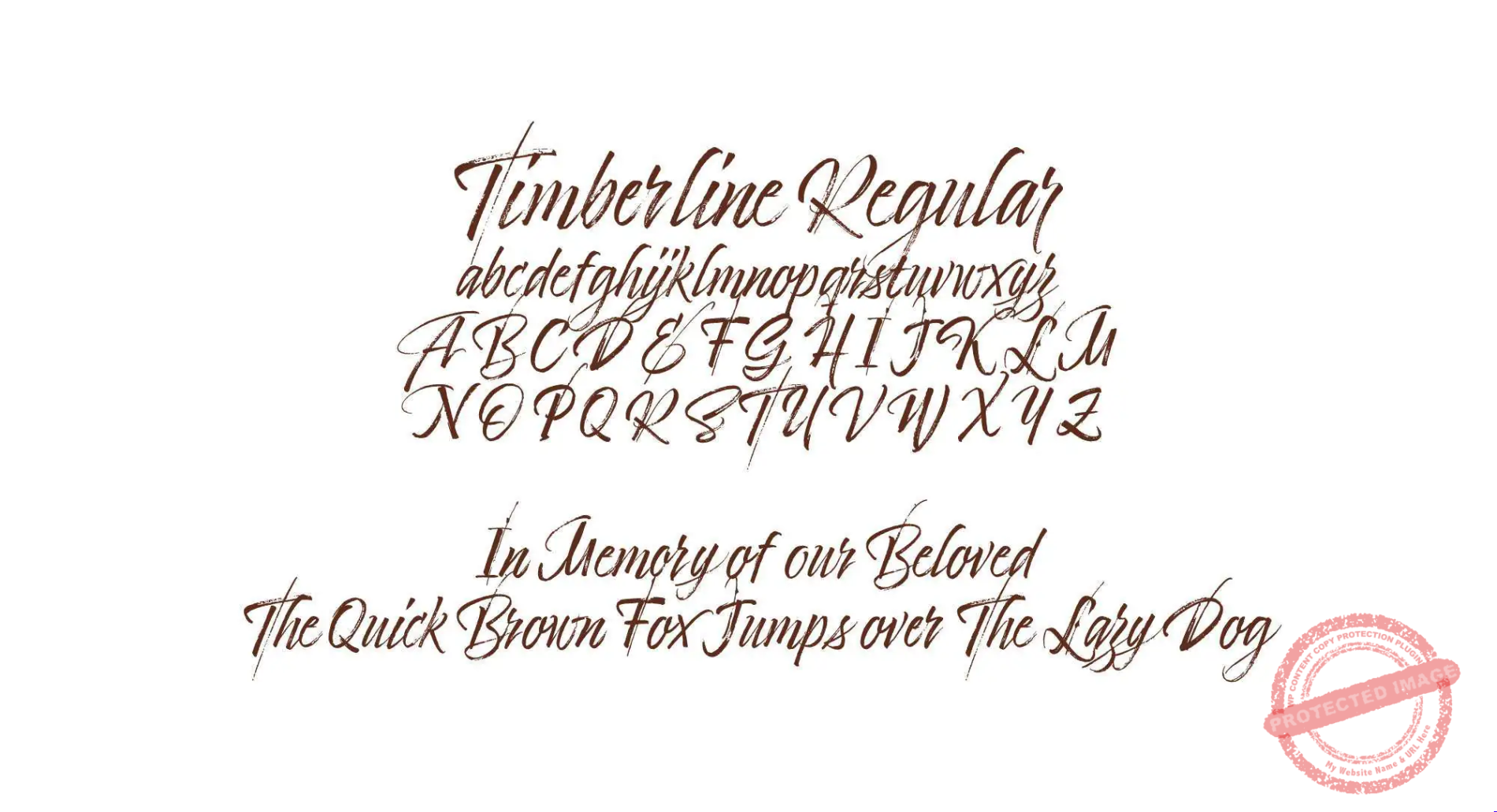 font sample