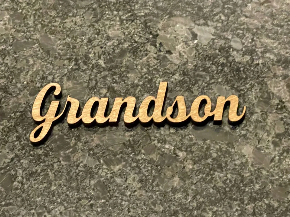 Wooden Word - Grandson