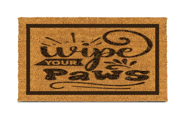 wipe your paws