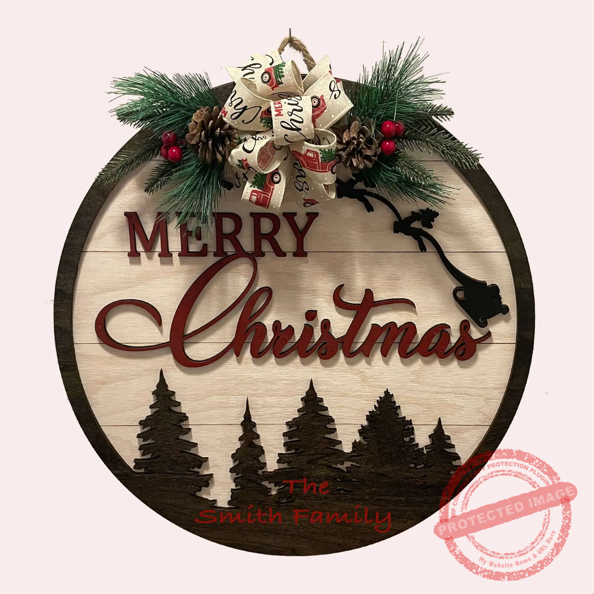 Christmas Forest with Santa