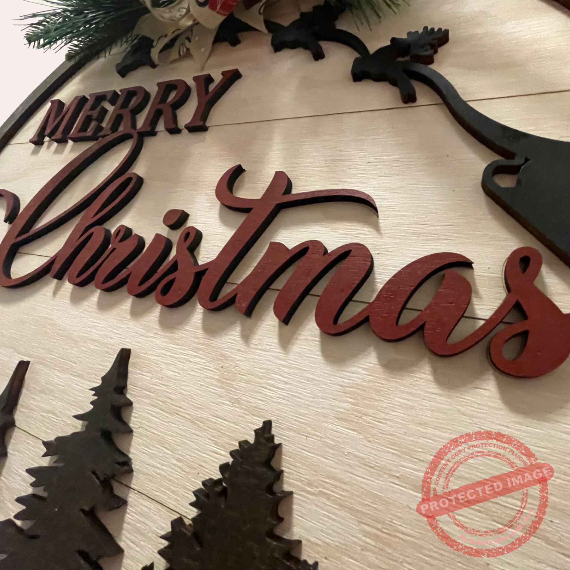 Christmas Forest with Santa